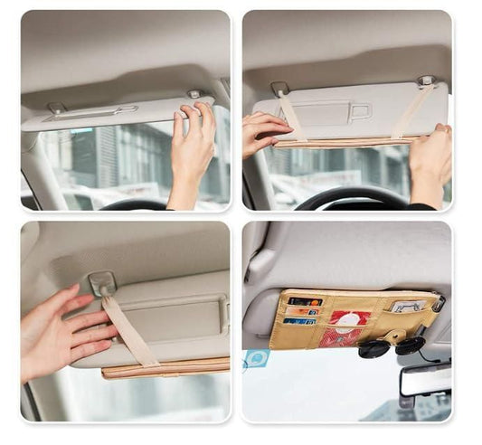 Sleek Sun Visor Organizer™